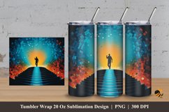 Go Success Tumbler Wrap Sublimation Design 3 Product Image 1
