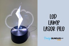 Lighting Cloud LED Acrylic Sign Laser Cut Project Product Image 1