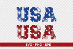 4th of July USA Grunge SVG PNG EPS Product Image 3