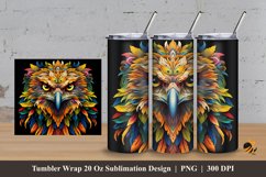 Mandalas Bloom Tumbler Wrap Sublimation Design 3 Product Image 1