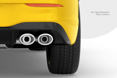 Hatchback Car Mockup Set Product Image 3