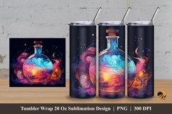 Tube Fantasy Tumbler Wrap Sublimation Design 3 Product Image 1