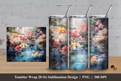 Reflections of Nature Tumbler Wrap Sublimation Design 3 Product Image 1