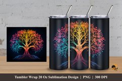 Fantasy Mangrove Tumbler Wrap Sublimation Design 3 Product Image 1