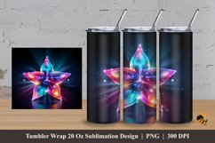 Fantasy Star Light Tumbler Wrap Sublimation Design 3 Product Image 1