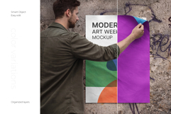 Urban Glued Poster Mockup Set Product Image 3