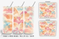 Watercolor Floral Summer Tumbler Wrap Bundle Product Image 3