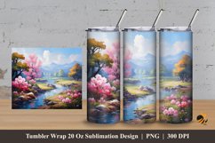 Natural Exoticism Tumbler Wrap Sublimation Design 3 Product Image 1