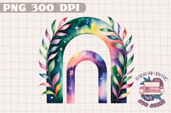 Celestial Magic Sublimation Design PNG Clipart Scrapbook Product Image 1