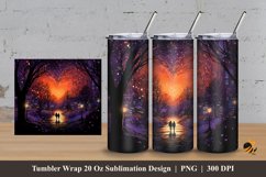 Peaceful Harmony Tumbler Wrap Sublimation Design 3 Product Image 1