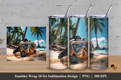 Snorkeling Tool Tumbler Wrap Sublimation Design 3 Product Image 1
