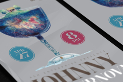 Galaxy Champagne Indie Band Flyer Product Image 3