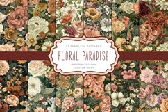 Floral Paradise Seamless Patterns Product Image 1