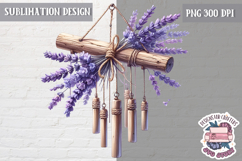 Cute Sublimation design PNG Flowers Lavander Fields Props Product Image 1