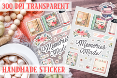 Handmade Crafter sticker flowers Love Patchwork Sewing Knit Product Image 1