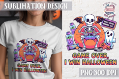 Halloween Skeleton Clipart PNG Sublimation Colored Sarcastic Product Image 1