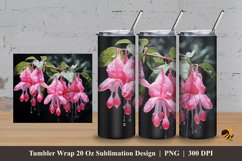 Splash Clear Tumbler Wrap Sublimation Design 3 Product Image 1