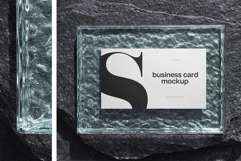 Stone and Glass Business Card Mockup Set Product Image 3