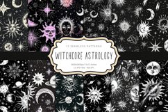 Witchcore Astrology Seamless Patterns Product Image 1