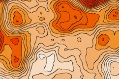 Tumbler Straight 20 OZ Sublimation Topographic Wrap Design Product Image 2