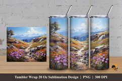 Amazing Spring Tumbler Wrap Sublimation Design 3 Product Image 1