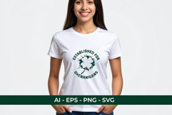 Established for Shenanigans | St. Patrick’s Day Design Product Image 3