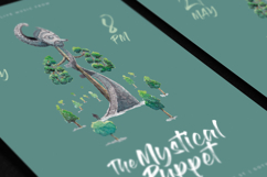 Puppet Tree Illustrated Indie Band Flyer Product Image 3