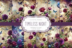 Timeless Night 12 Digital Papers Product Image 1