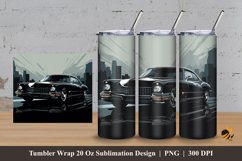 Elegant Car Tumbler Wrap Sublimation Design 3 Product Image 1