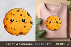 Cute Cookie DTF Sublimation Clipart Design 3 Product Image 1