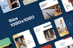 Happy Teacher Day Instagram Post Template Product Image 3