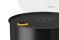 Oil Barrel Mockup Set Product Image 3