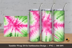 Tie Dye Art Tumbler Wrap Sublimation Design 3 Product Image 1