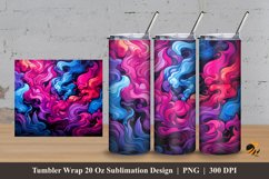 Street Art Tumbler Wrap Sublimation Design 3 Product Image 1