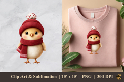 Baby Chick DTF Sublimation Clipart Design 3 Product Image 1