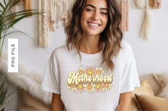 Motherhood Retro Mother Sublimation T-shirt Design Product Image 1