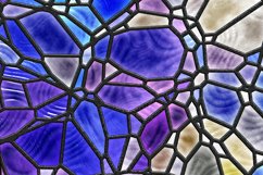 Tumbler Tapered 20 OZ Sublimation Stained-glass Wrap Design Product Image 3