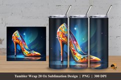 High Heels Tumbler Wrap Sublimation Design 3 Product Image 1
