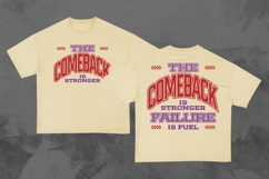 Comeback Vintage Urban T-shirt Design Product Image 1