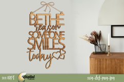 Laser Cut Decor. SVG Design. Motivational phrases 3d. Product Image 1