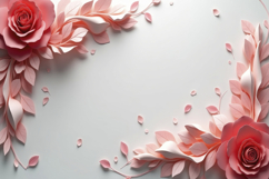 Paper Floral Background Product Image 1