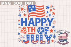4th of July PNG Sublimation - Independence Day Stripe Stars Product Image 1
