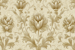 Golden Floral Background Product Image 1