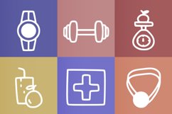 Gym Fitness Dingbat Product Image 2