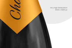 Glass Champagne Bottle Mockup Set Product Image 3