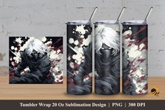 Ninja Shadow Tumbler Wrap Sublimation Design 3 Product Image 1