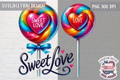 Valentine Quote Symbol Love Sublimation Design PNG Heart Product Image 1