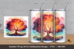 Natural Impressions Tumbler Wrap Sublimation Design 3 Product Image 1