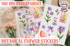 Flower sticker Sheet Bundle 103 Sheets Flowers Summer Spring Product Image 7