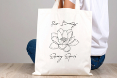 Lotus Flower Line Art Product Image 3